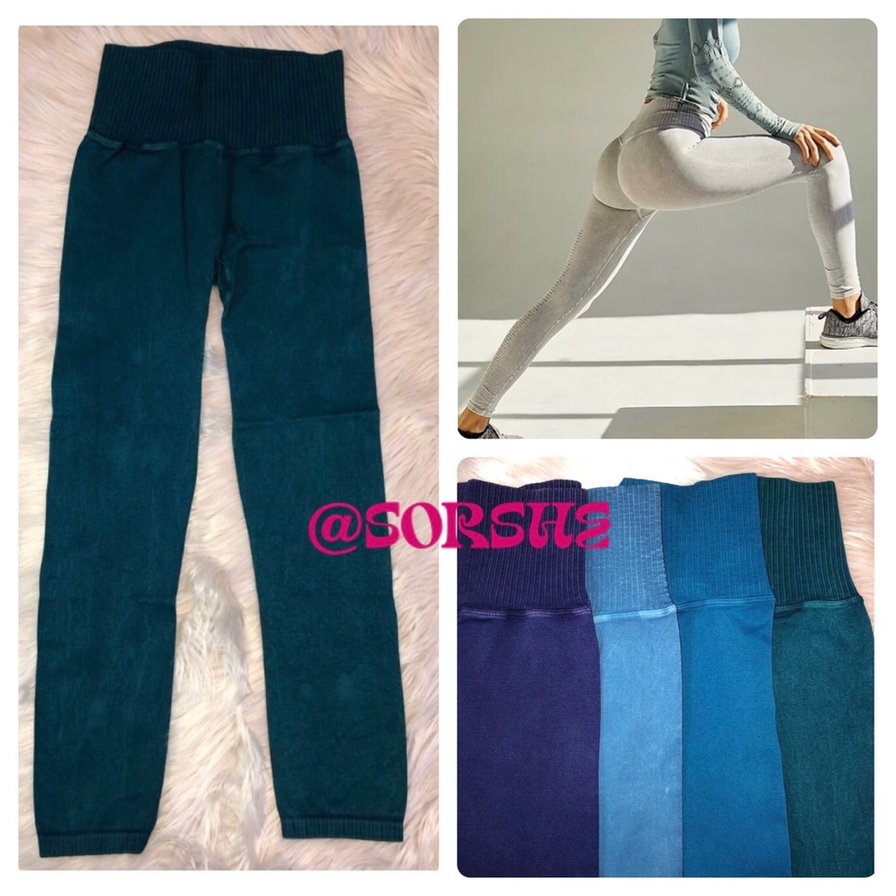 FREE PEOPLE Good Karma Leggings High-Rise 7/8 Length M/L